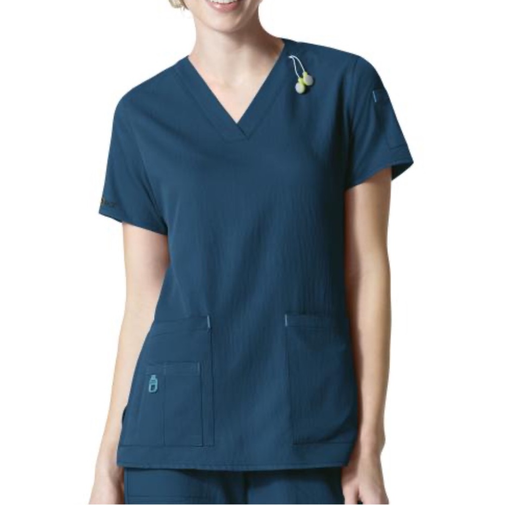 Carhartt Caribbean Blue Force Cross-Flex Scrub Top